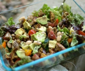 avocado white bean salad
