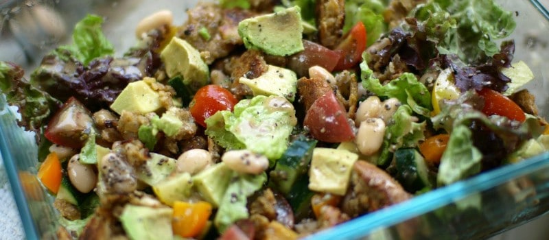 avocado white bean salad